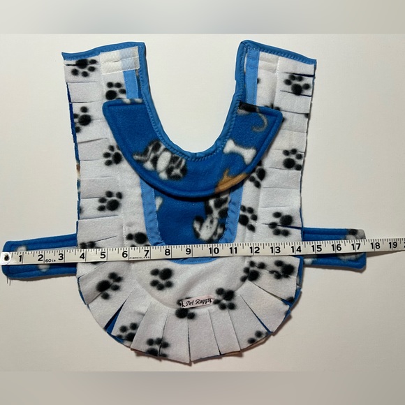 Designer Handmade Fleece Jacket with Collar and Matching Lining. - Picture 4 of 9